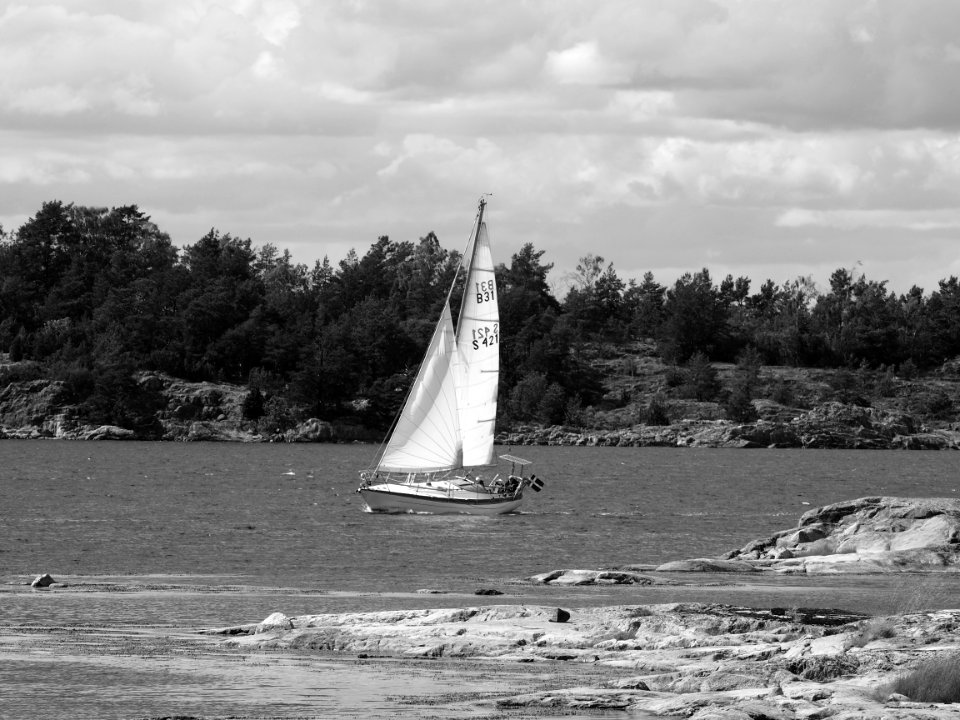 Segelbåt. Boström 31 (självbyggd)