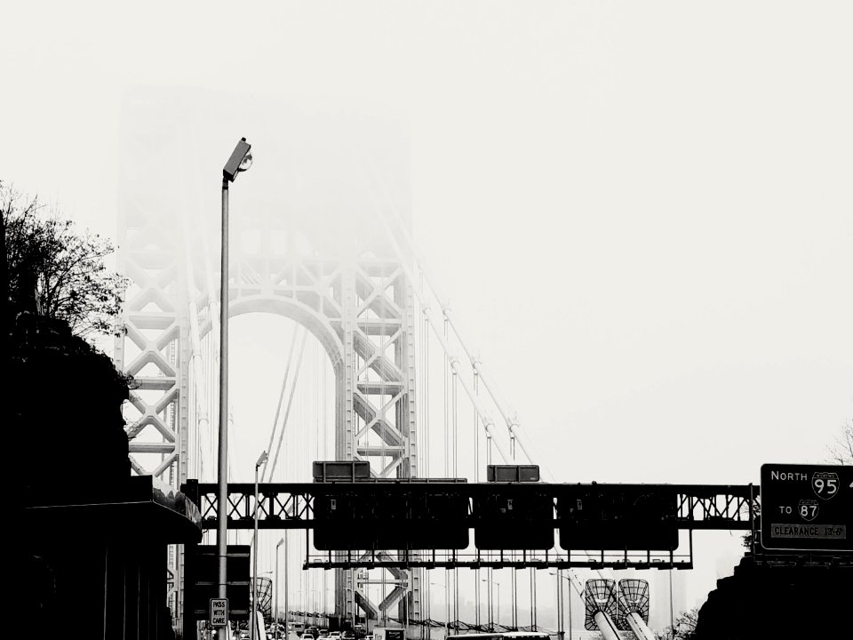Washington bridge Sunday morning