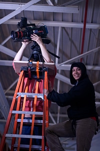 Filming video teamwork