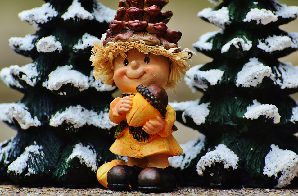 Sweet figure wintry