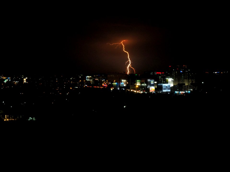 Thunderstorm over Hyderabad