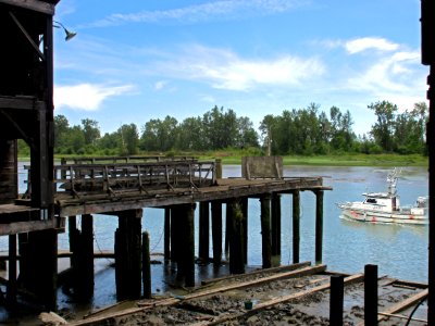 View from Building at Britannia Heritage Shipyard