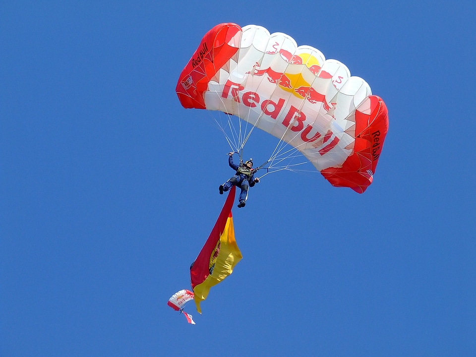 Skydive flying flight