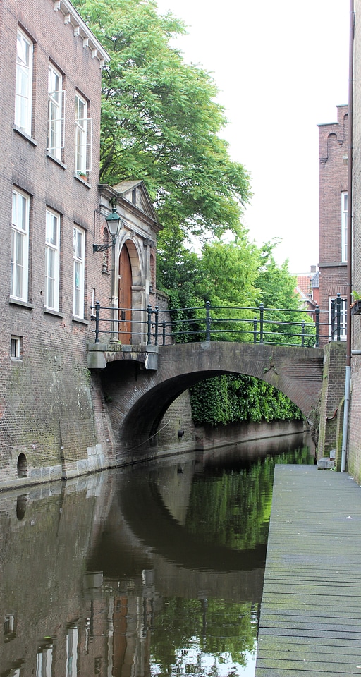 Historical center netherlands bridge