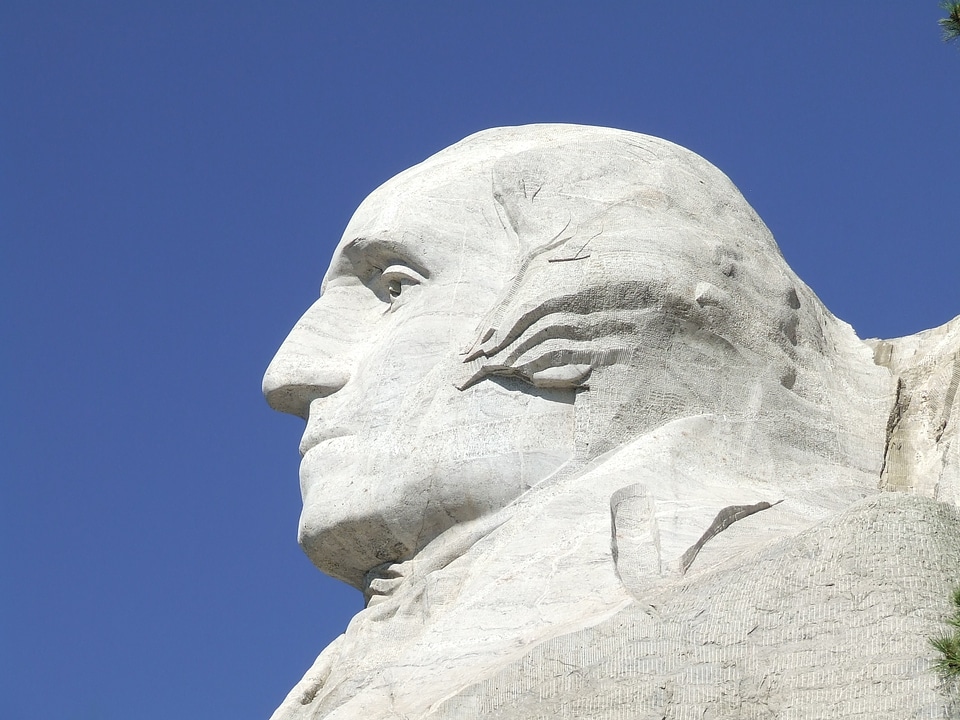 George washington side view landscape