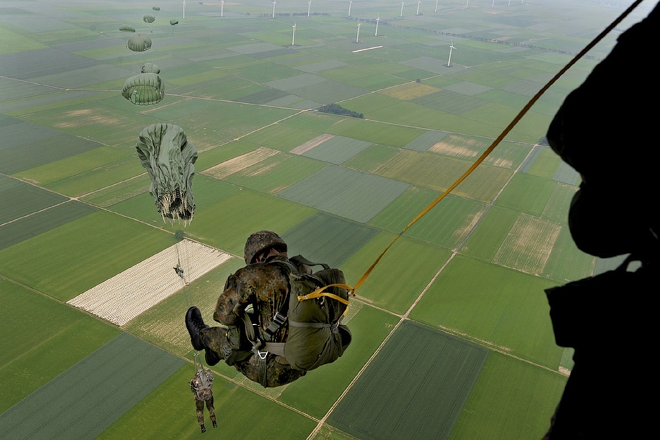 Jumping training military
