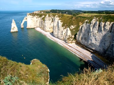 L'Aiguille creuse d'Etretat, Haute-Normandie photo