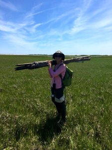 2017 GIP Intern, Lauren Zeffer (NPS Photo, Daniel Cole)