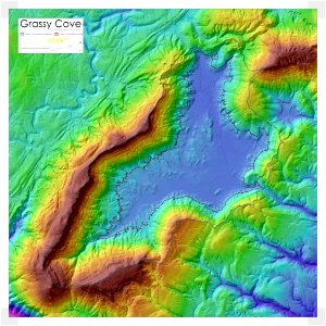 Map of Grassy Cove, Cumberland County, Tennessee photo