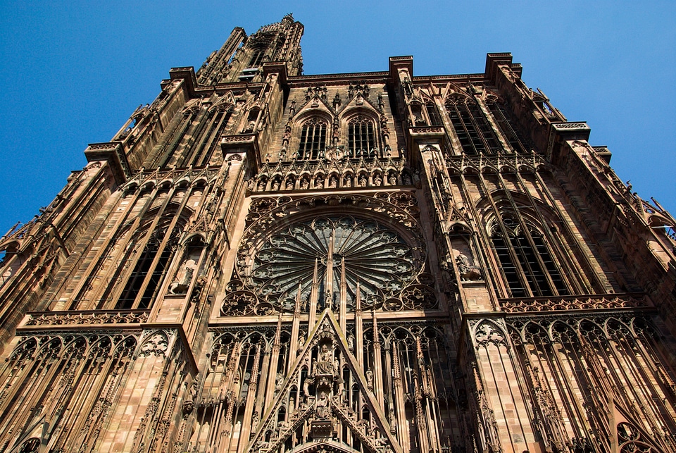 Gothic middle ages stained glass