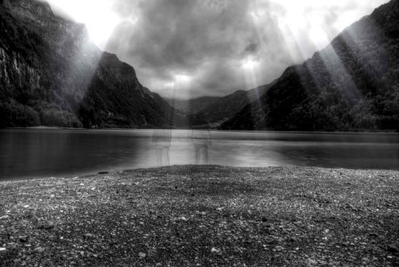 Mysterious HDR Seascape