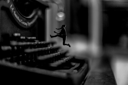 Vintage Typewriter Composing