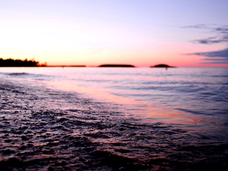 Water like rocks.