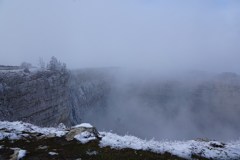 Landscape nature snow