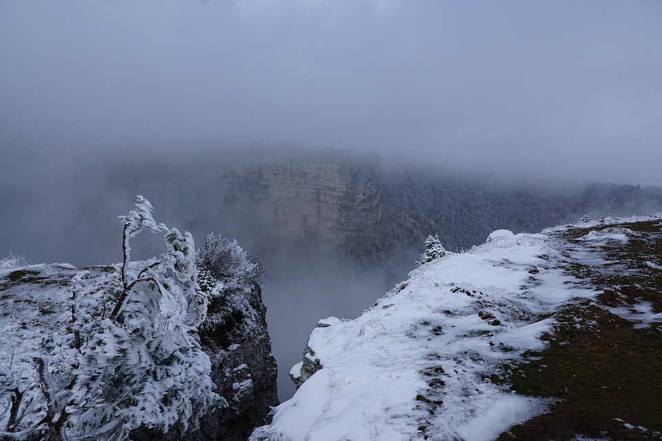 Landscape nature snow