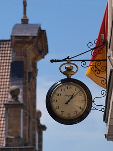 Architecture clock face building photo