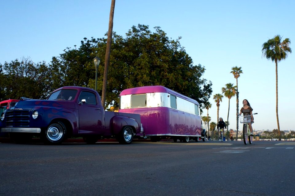 1953 Studebaker pickup truck custom with trailer