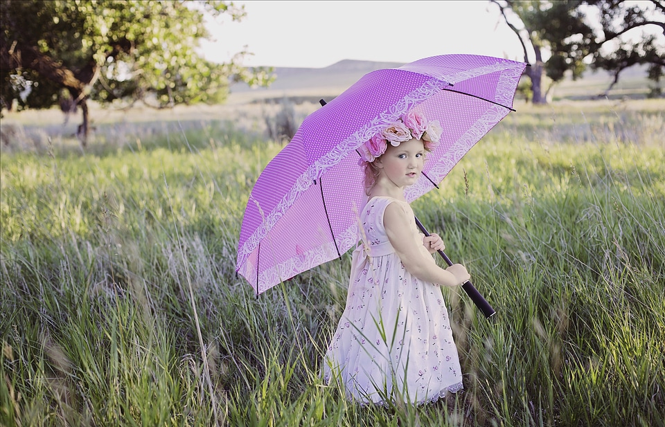 Outdoor girl vintage