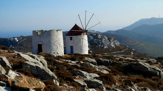 Les moulins à vent de Chora photo