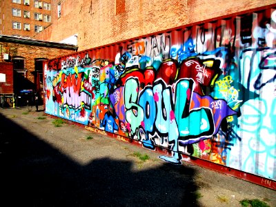 awesome street art alley way in augusta,ga photo