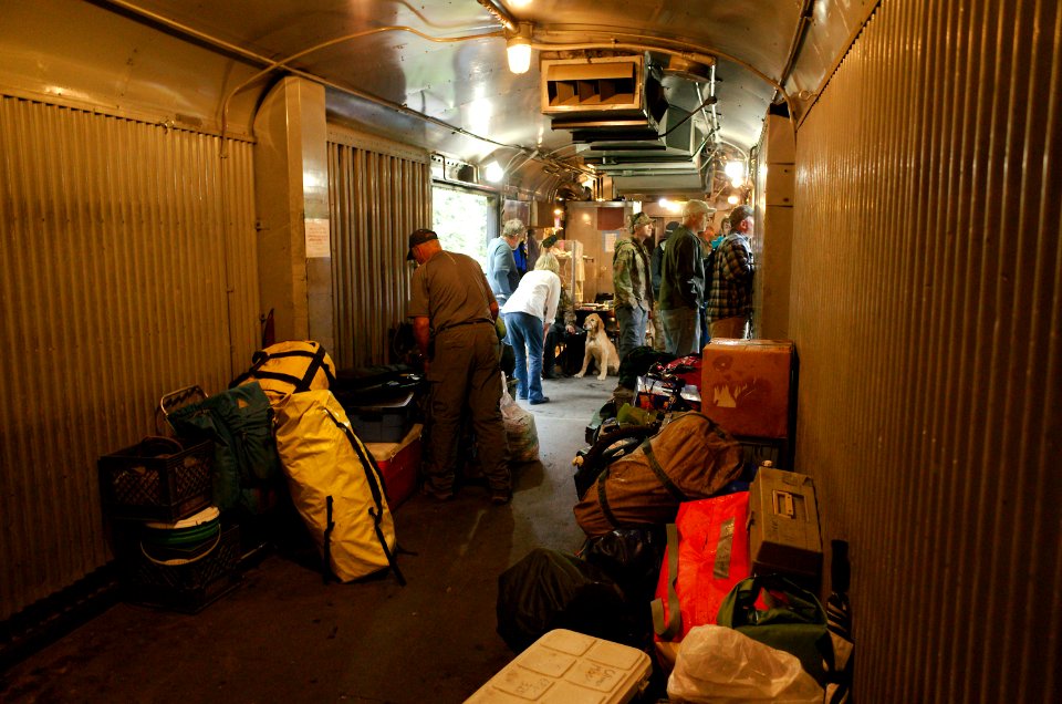 Alaska Railroad baggage car.