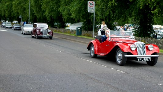 MG TF, Rover P3, Porsche 924, Triumph TR6, Austin Cambridge Farina