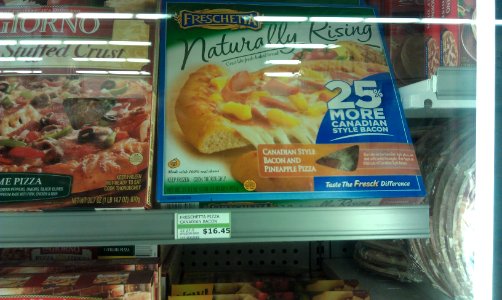Expensive frozen pizza