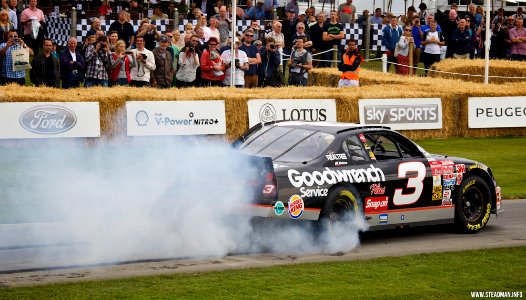 2014 Goodwood Festival Of Speed - NASCAR Burnout