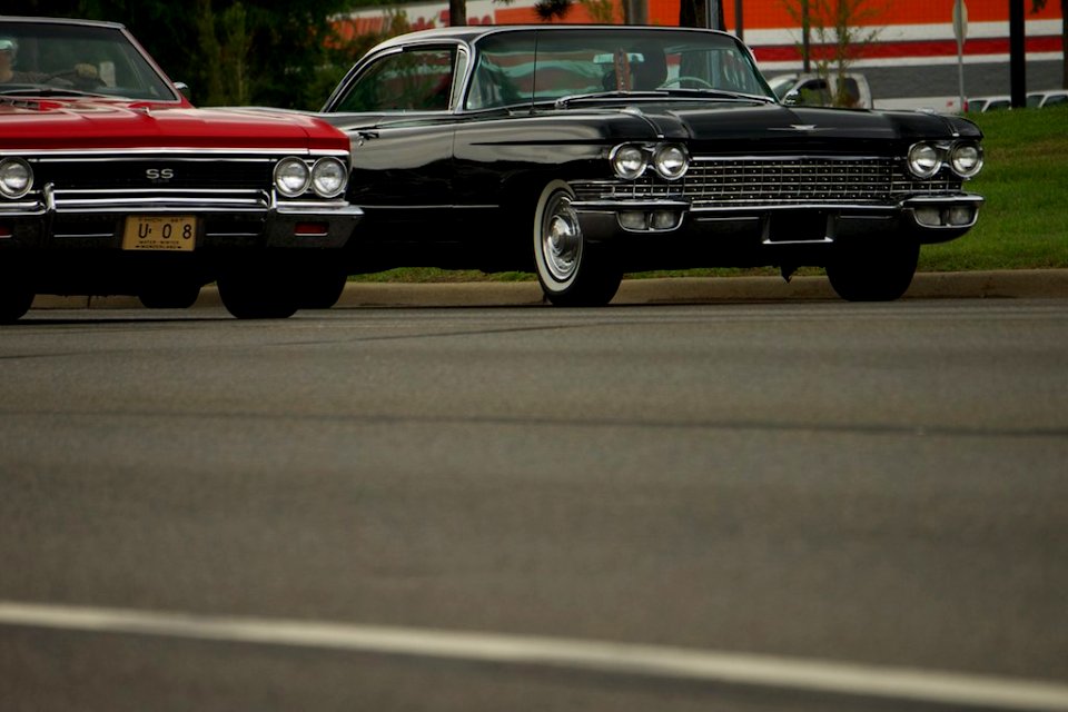 1960 Cadillac Coupe de Ville, 1966 Chevrolet Chevelle