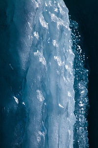 Winter icefall water photo