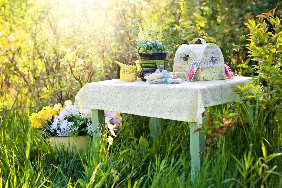 Gardening garden tools picnic