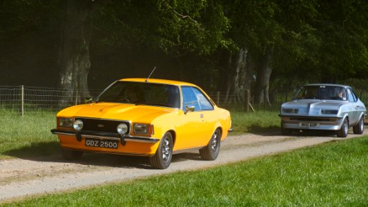Opel Commodore B GS/E coupé, Vauxhall Firenza droop snoot