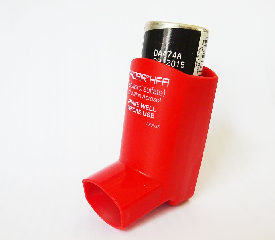 Asthmatic medical breathing