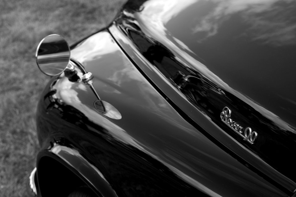 Rover P4 90 bonnet and wing