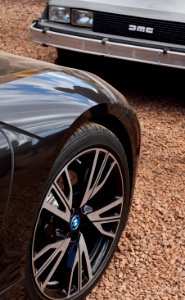 BMW i8 and Delorean DMC 12
