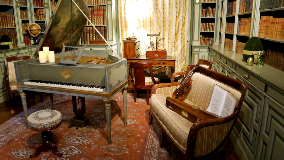 La bibliothèque du Château de Cheverny