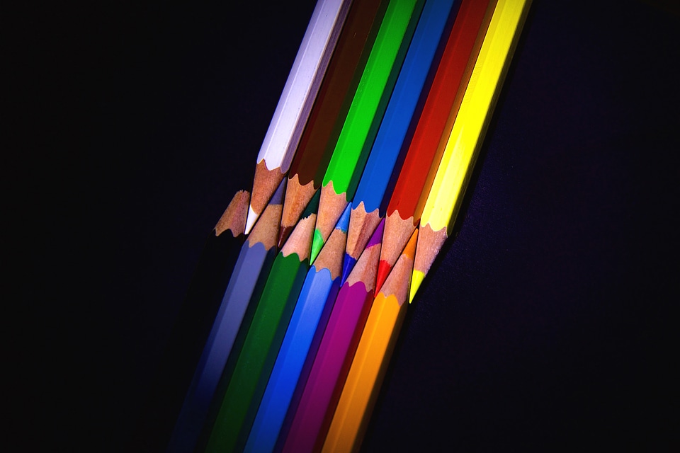 Colored pencils colour pencils color