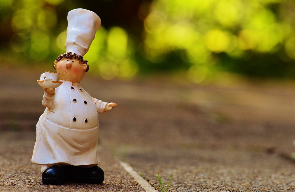 Funny chef's hat cup