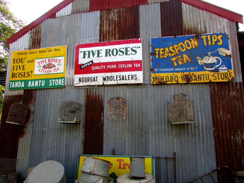 exterior of antiques museum