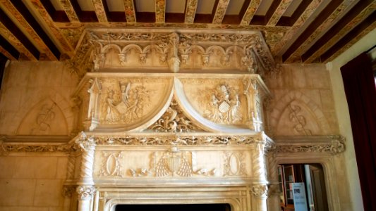 Cheminée du Château de Chaumont sur Loire