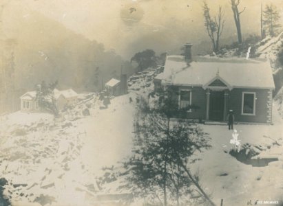 Waipori under snow, c1910