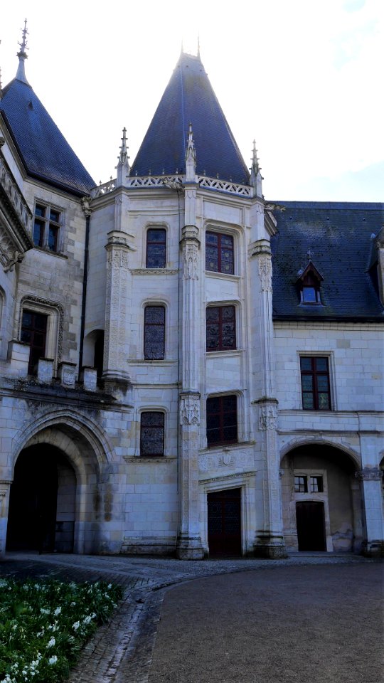 L'escalier du Château de Chaumont sur Loire