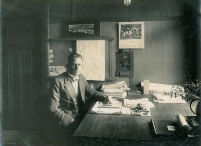 Mr Love, Contractor - Construction of the South Seas Exhibition, Logan Park 1924-1925
