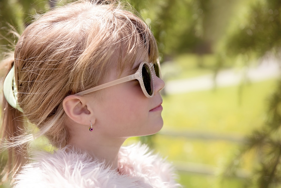 Human child blond