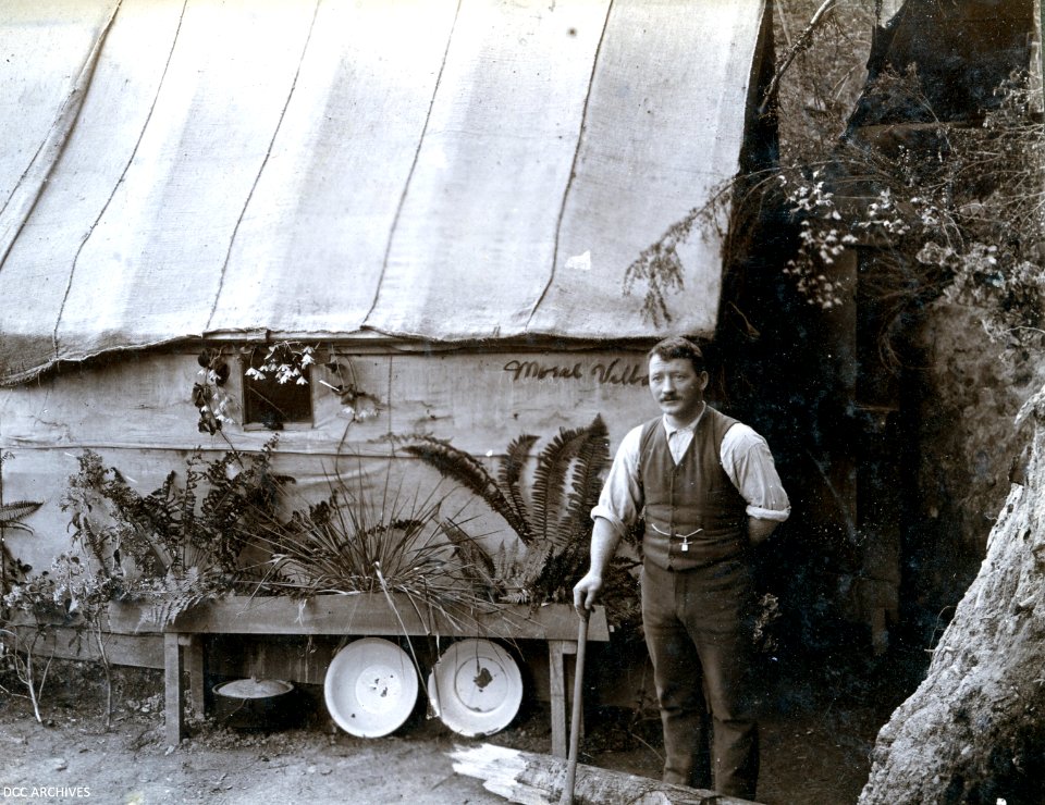 A workers hut, Waipori Power Station