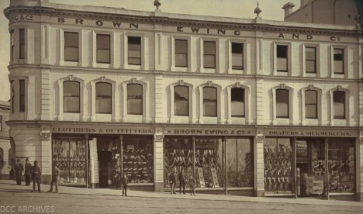 Cnr Manse and Princes Streets 1879 photo