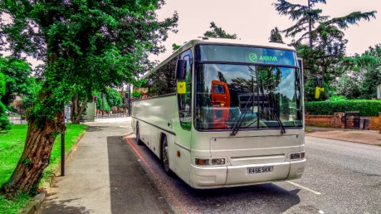 R456SKX my old coach. Southend London then Maidstone London Green Line. I took her all over the United Kingdom. Lovely to drive. 12L DAF Engine. Seen here on South Circular near Streatham.