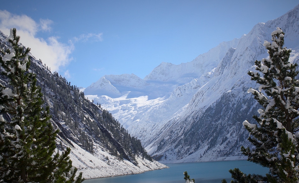 Mountains alpine landscape photo