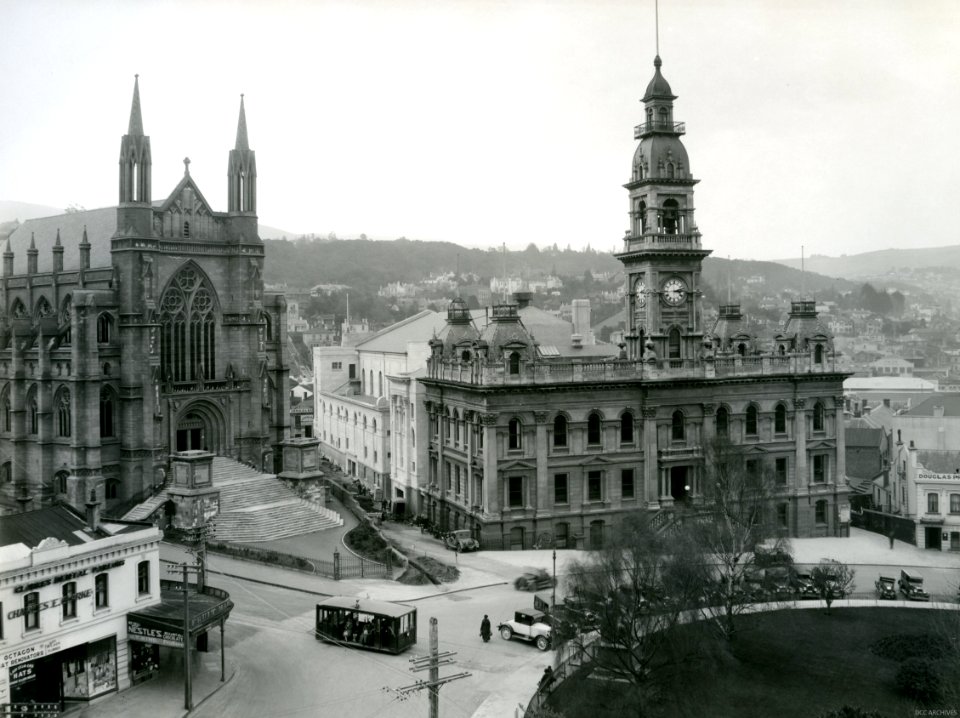 Newly Completed Dunedin Town Hall 1929