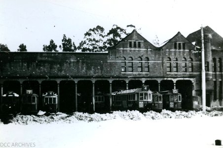 Snow at Transport Place 1939